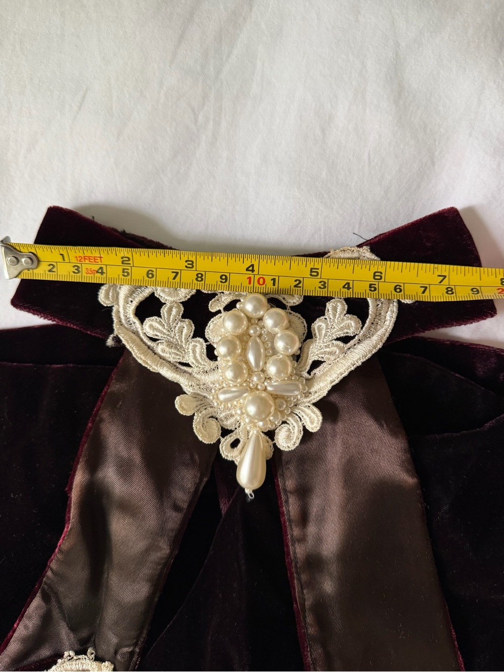 Stunning Gunne Sax by Jessica McClintock Vintage Choker Dress - Picture 12 of 13